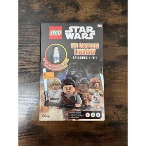 Star Wars Lego The Complete Library Slipcase Book Set w/Figure Sealed NIB
